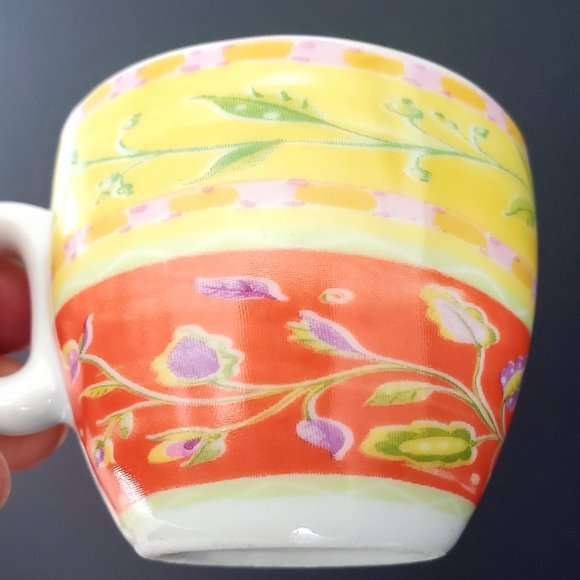 Designer Porcelain Espresso Cup & Saucer 4 Sets Maxwell Williams coastal coffee - Picture 7 of 8